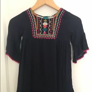 Artisan NY dress with embroidered front NWT